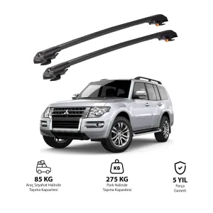 Mitsubishi Pajero 2007-2021 Trx1 Thunder Carrier Kilitli Ara Atkı Siyah