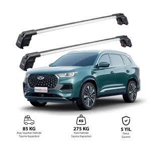 Chery Tiggo 8 Pro T1A 2023-2024 Trx2 Thunder Carrier Ara Atkı Gri