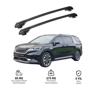 Kia Carnival 2021 Ve Sonrası Trx1 Thunder Carrier Kilitli Ara Atkı Siyah