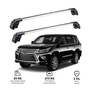 Lexus Lx 2016-2021 Trx2 Thunder Carrier Ara Atkı Gri