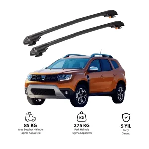 Dacia Duster Hm 2018-2023 Trx1 Thunder Carrier Kilitli Ara Atkı Siyah
