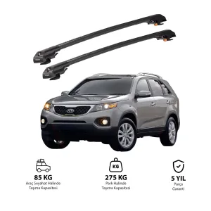 Kia Sorento 2010-2015 Trx1 Thunder Carrier Kilitli Ara Atkı Siyah