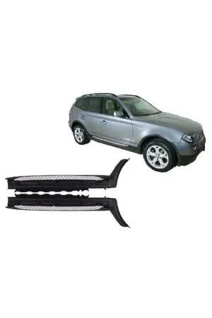Bmw X3 2003-2010 Yan Basamak Sıde Step Bmw Steyle