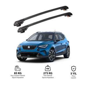 Seat Arona 2017 Ve Sonrası Trx1 Thunder Carrier Kilitli Ara Atkı Siyah