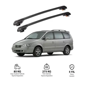 Hyundai Trajet Fo 2000-2008 Trx1 Thunder Carrier Kilitli Ara Atkı Siyah