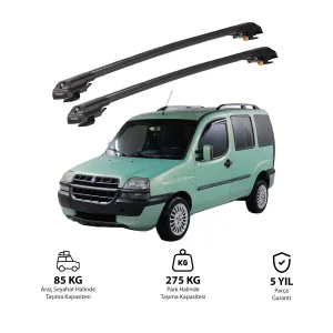 Fiat Doblo 223 2000 - 2006 Trx1 Thunder Carrier Kilitli Ara Atkı Siyah