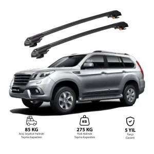 Great Wall Haval H9 2015-2024 Trx1 Thunder Carrier Kilitli Ara Atkı Siyah