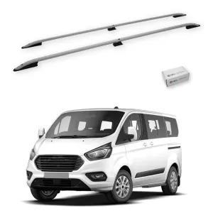 Ford Custom V362/V362 Fl 2012-2022 / Uzun Şasi Tavan Çıtası Crown Gri
