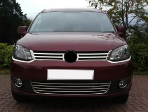 OMSA VW Caddy Krom Ön Panjur 2 Parça 2010-2014 Arası thumb 4