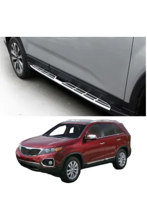 Kia Sorento 2010-2013 Model Arası Yan Basamak Side Step Oem Square Style - Görsel 5