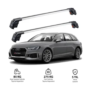 Audi A4 2016-Günümüz (B9) Avant Trx2 Thunder Carrier Ara Atkı Gri