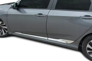 OMSA Honda Civic FC5 Krom Yan Kapı Çıtası 4 Parça 2016-2021 Arası thumb 2