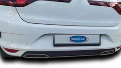 OMSA Renault Megane 4 HB Krom Ön Tampon Alt Çıta 7 Parça 2021 ve Sonrası - Görsel 3
