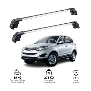 Chery Tiggo 5 T21 2014-Günümüz Trx2 Thunder Carrier Ara Atkı Gri