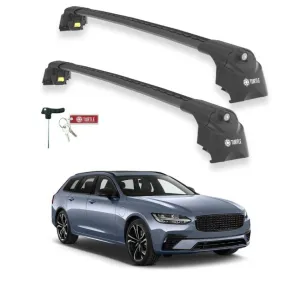 Turtle Volvo V90 (Eu) 2017-2025 Ara Atkı Air2 Siyah