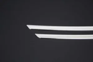 OMSA Fiat Doblo Krom Ön Tampon Çıtası 2 Parça 2010-2014 Arası thumb 2