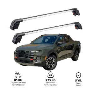 Hyundai Santa Cruz 2022 Ve Sonrası Trx2 Thunder Carrier Ara Atkı Gri