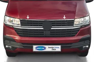 Omsa Vw T6.1 Caravelle Krom Ön Panjur Kaput Üst Çıtası 2020-2023 Arası