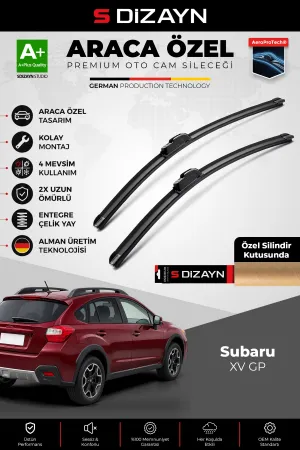 S-Dizayn Subaru XV GP Ön Cam Silecek Seti 2011-2017 Premium Araca Özel 65-40 Cm A+ Kalite AOCS-1805