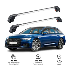 Audi A6 2019-Günümüz (C8) Avant Trx2 Thunder Carrier Ara Atkı Gri