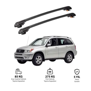Toyota Rav4 2009-2012 Trx1 Thunder Carrier Kilitli Ara Atkı Siyah