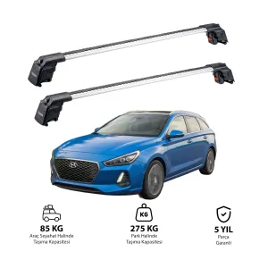 Hyundai I30 Gd Tourer 2012-2016 Trx2 Thunder Carrier Ara Atkı Gri