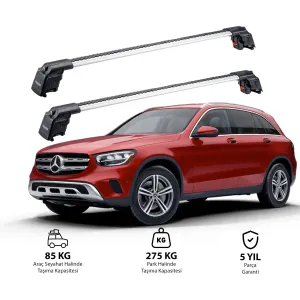 Mercedes-Benz Glc-Class 2016-2025 Trx2 Thunder Carrier Ara Atkı Gri