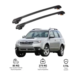 Subaru Forester 2008-2012 (Sh) Trx1 Thunder Carrier Kilitli Ara Atkı Siyah