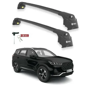 Turtle Chery Tiggo 7 Pro 2020-2024 Ara Atkı Air2 Siyah
