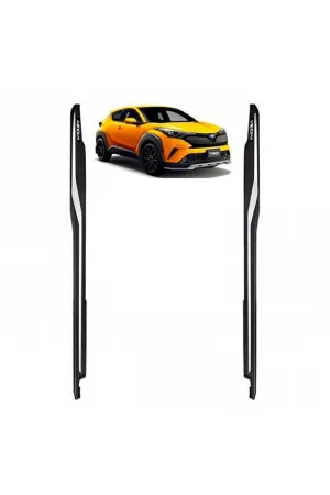 Toyota C-Hr Uyumlu Yan Basamak 2016- Side Step Square Style - Görsel 2