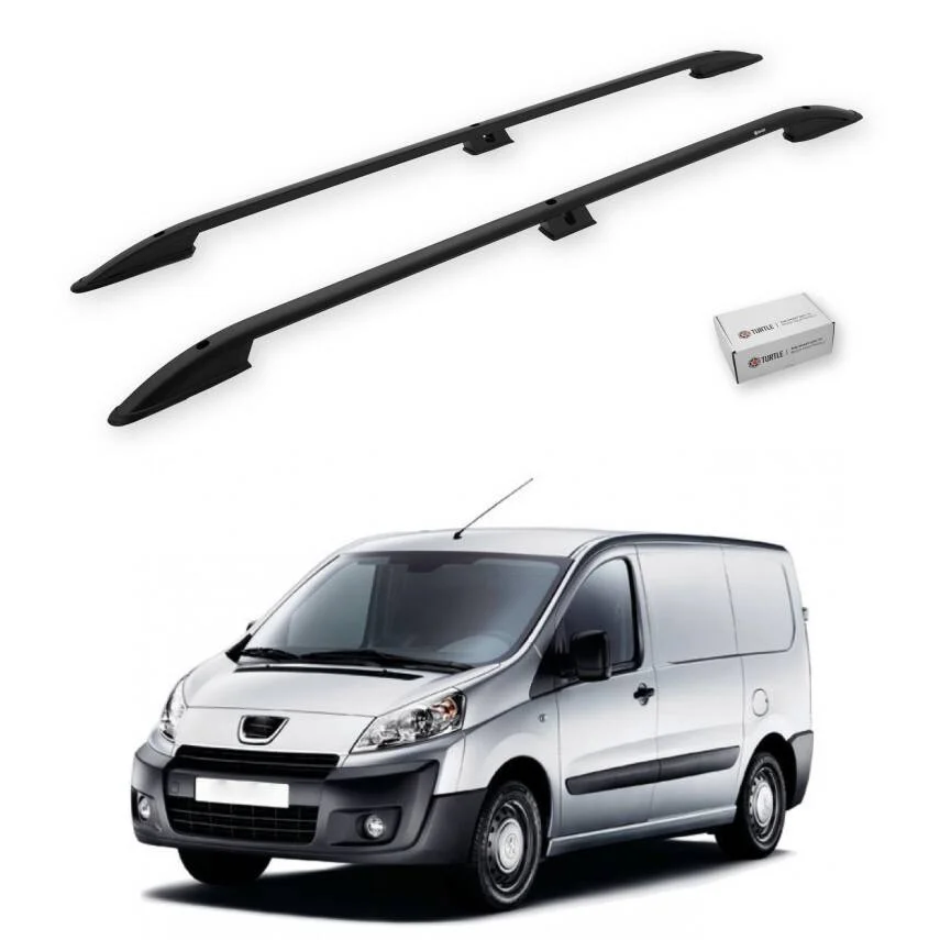 Turtle Drs Tuning Peugeot Tepee Expert (Mk2) 2006-2016 / Kısa Şasi Tavan Çıtası Crown Siyah