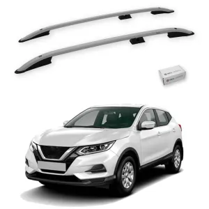 Turtle Nissan Qashqai (J11) 2014-2020 Tavan Çıtası Crown Gri