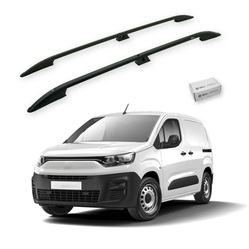 Turtle Fiat Doblo(K9) 2023-2025 / Kısa Şasi Tavan Çıtası Crown Siyah