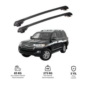 Toyota Land Cruiser 2008-2023 Trx1 Thunder Carrier Kilitli Ara Atkı Siyah
