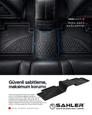 MG HS Benzinli 2025 ve Sonrası Uyumlu 4.5D Premium Havuzlu Oto Paspas -Hybrid Motorlulara Uymaz! - Görsel 5