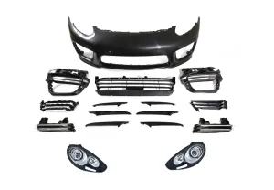 Porsche Panamera 2011-2013 Için Ön Tampon & Far Facelift (Mercekli)