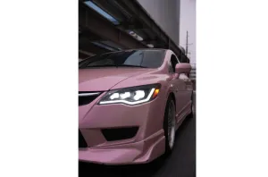 Honda Civic FD6 2006-2011 İÇİN 3 LENS FULL LED FAR - Görsel 3
