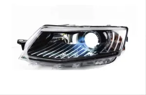Skoda OCTAVIA 2013-2017 (5E) İÇİN STYLE LED FAR (HALOJEN FARLI MODELLER İÇİN) thumb 5