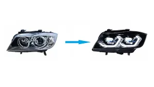 Bmw 3 Serisi 2010-2012 (E90) Makyajli Kasa Lazer Far (Xenon İçi̇n )