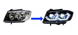 Bmw 3 Serisi 2005-2012 (E90) Makyajsiz Kasa Lazer Far (Halojen İçi̇n2006-2009)