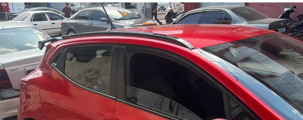 Renault Clio 4 2012-2019 Tavan Çıtası Parlak Siyah