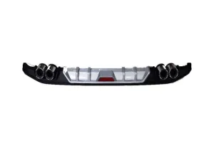 Toyota Corolla 2018-Günümüz (E210) uyumlu 2019+ Çift Çıkış Gri Difüzör (İthal) modelleri Oto Aksesuar Shop'de. Kaliteli malzeme, hızlı kargo ve güvenli
