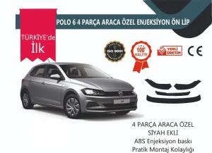 Boğaziçi uyumlu Vw Polo Mk6 2019 Sonrası 4 Parça Ön Lip Siyah modelleri Oto Aksesuar Shop'de. Kaliteli malzeme, hızlı kargo ve güvenli alışverişle hemen