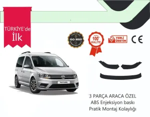 Boğaziçi uyumlu Vw Caddy 2016 Sonrası 3 Parça Ön Lip Siyah modelleri Oto Aksesuar Shop'de. Kaliteli malzeme, hızlı kargo ve güvenli alışverişle hemen inceleyin.
