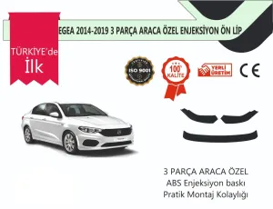 Fiat Egea Sedan 2015-Günümüz (Type 356) uyumlu 2016 Sonrası 3 Parça Ön Lip modelleri Oto Aksesuar Shop'de. Kaliteli malzeme, hızlı kargo ve güvenli alışverişle