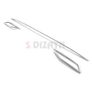S-Dizayn VW Taigo Krom Arka Tampon Difüzör Çıtası 3 Prç. 2020 Üzeri A+ Kalite - Görsel 3