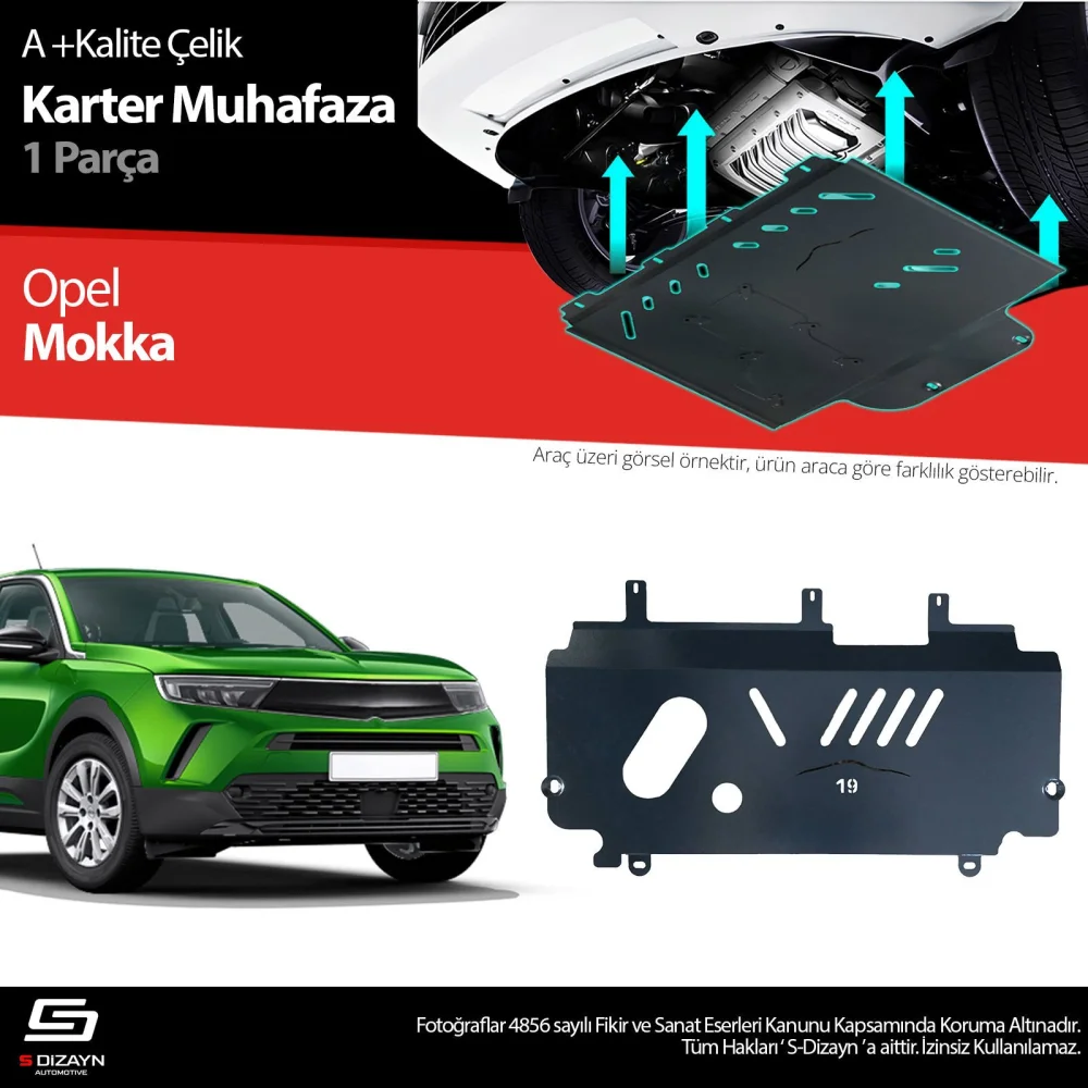 Drs Tuning Opel Mokka 2 Çelik Karter Muhafaza Koruma 2020 Üzeri A+ Kalite