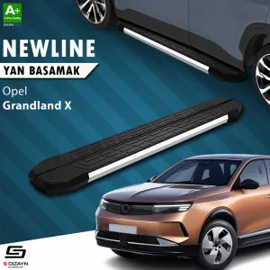 Opel Grandland 2021-Günümüz (Grandland) uyumlu X 2 Hybrid NewLine Krom Yan Basamak 183 Cm 2024 Üzeri A+ Kalite modelleri Oto Aksesuar Shop'de. Kaliteli