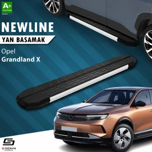Opel Grandland 2021-Günümüz (Grandland) uyumlu X 2 Hybrid NewLine Aluminyum Yan Basamak 183 Cm 2024 Üzeri A+ Kalite modelleri Oto Aksesuar Shop'de. Kaliteli