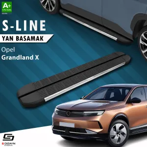 Opel Grandland 2021-Günümüz (Grandland) uyumlu X 2 Hybrid S-Line Krom Yan Basamak 183 Cm 2024 Üzeri A+ Kalite modelleri Oto Aksesuar Shop'de. Kaliteli malzeme,